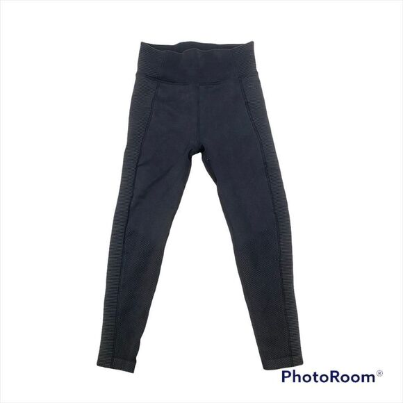 High Quality Black Mineral Wash Moto Style Leggings No Size Tag Small - Picture 1 of 10